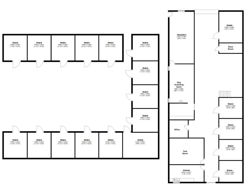 Mole Hill Stables Floor Plan